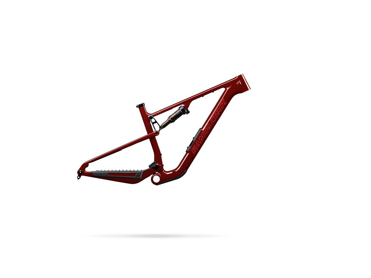 Santa Cruz Blur Frame only — build it your way — Gloss Tart Cherry