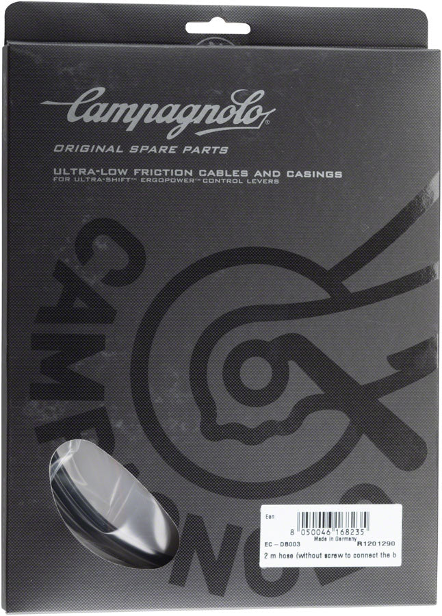 Campagnolo 2000Mm Disc Brake Hose With Lever-Side Banjo Fitting Black