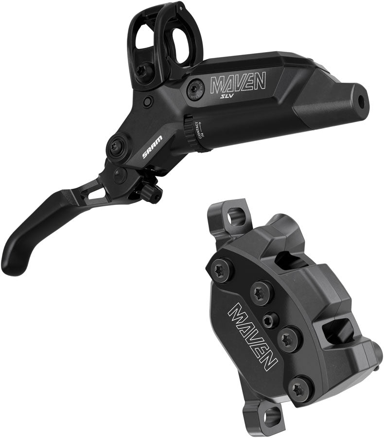 SRAM Maven Silver 4-Piston Disc Brake and Lever B1