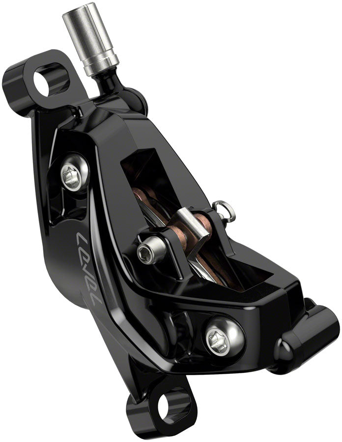 SRAM Level Silver Stealth 4-Piston Disc Brake and Lever