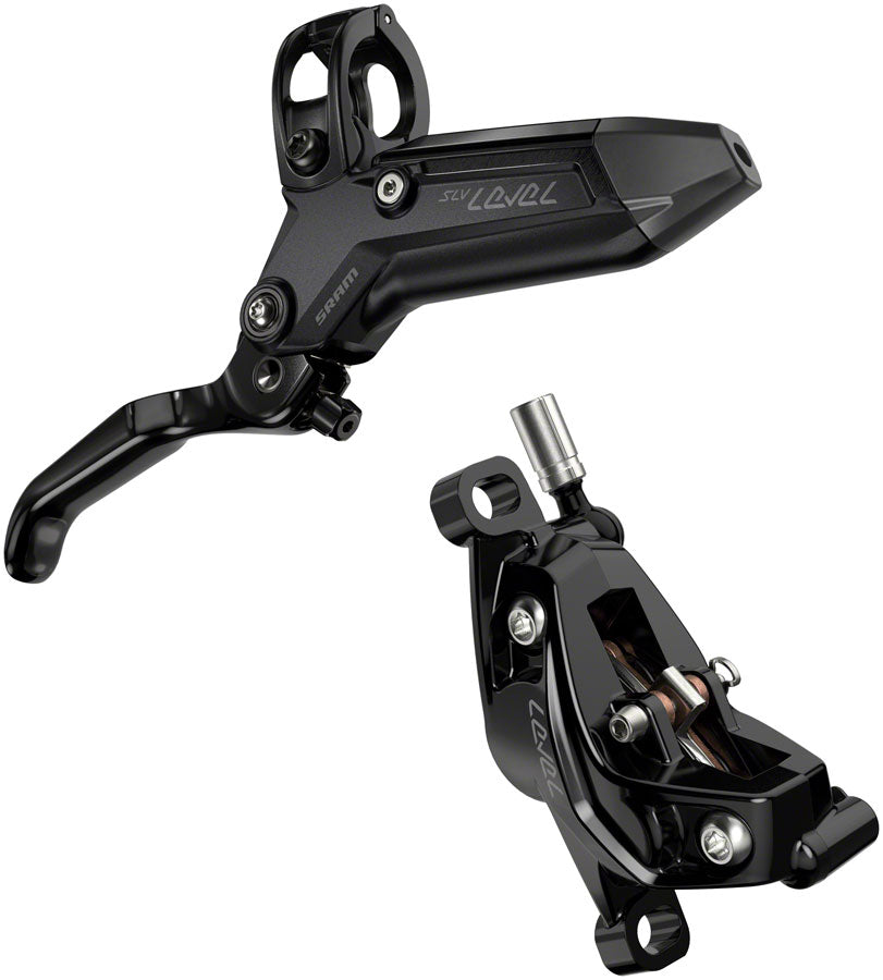 SRAM Level Silver Stealth 4-Piston Disc Brake and Lever