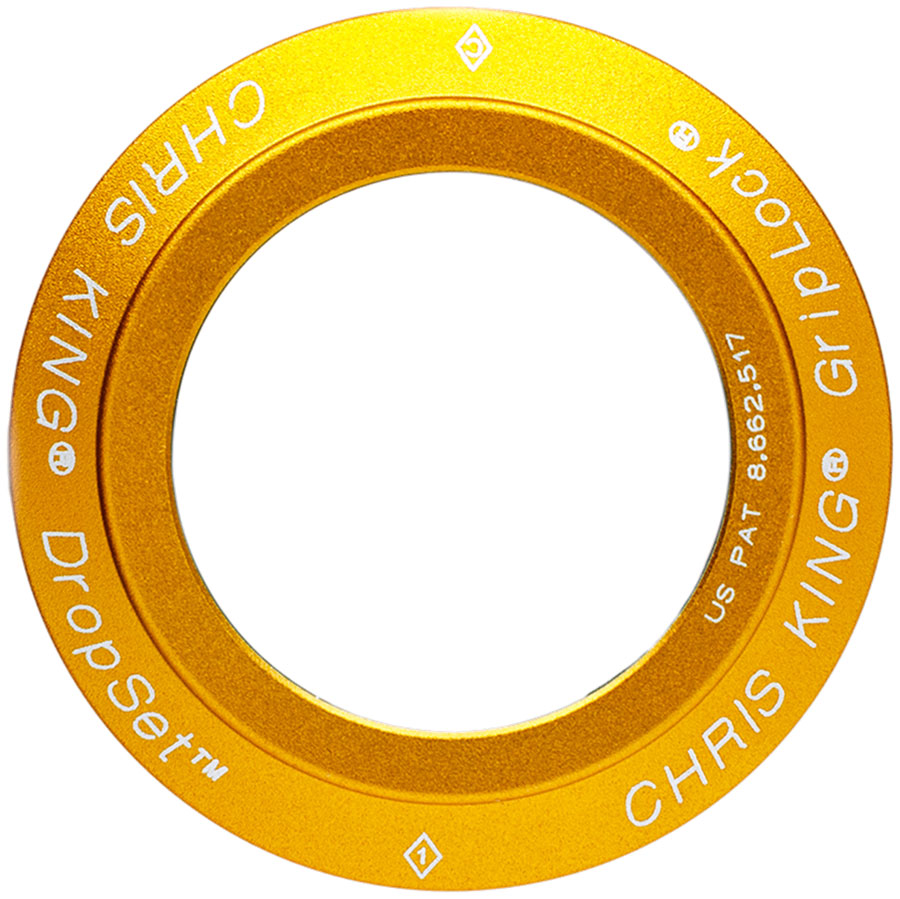 Chris King DropSet Headset Bearing Cap and GripLock Assembly