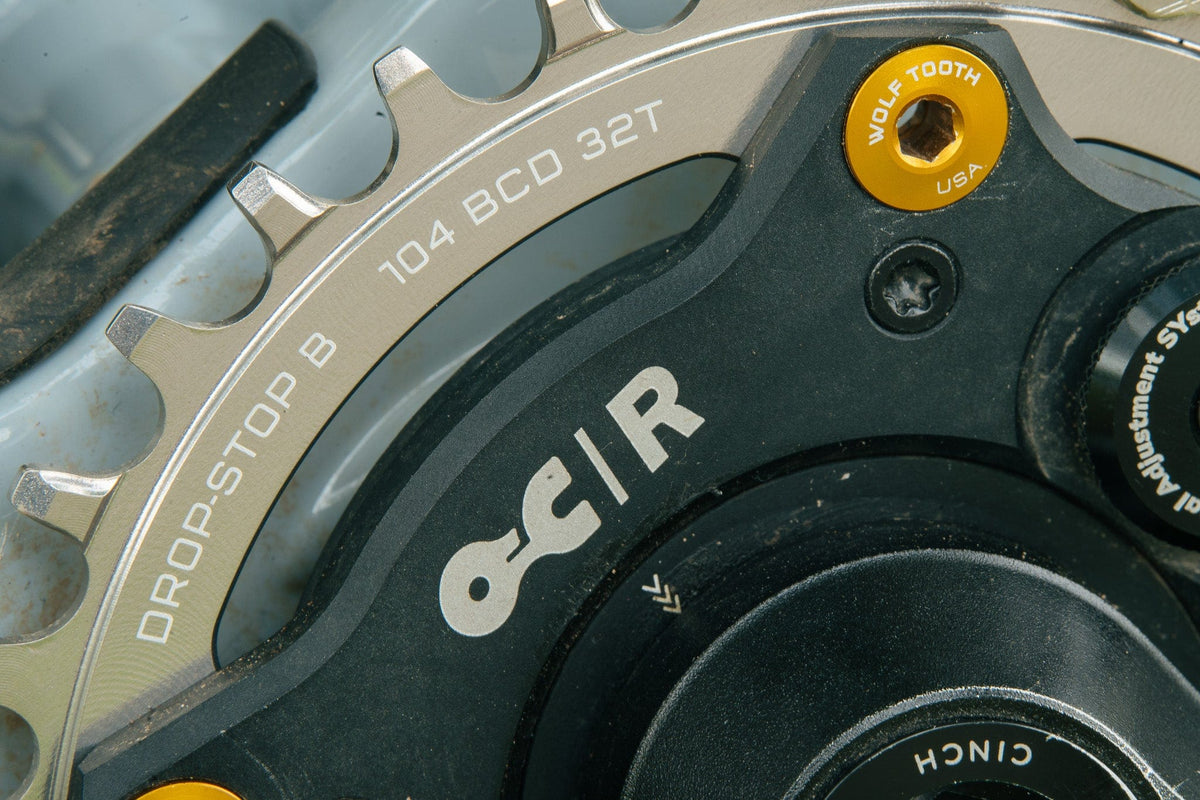 104 BCD Chainrings - Raw Silver