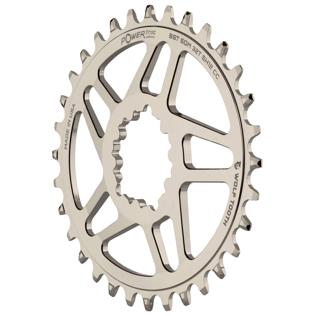 Oval Direct Mount Chainrings for Cane Creek and SRAM 3-Bolt Cranks for Shimano 12spd Hyperglide+ Chain