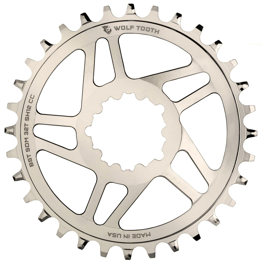 Direct Mount Chainrings for Cane Creek and SRAM Cranks for Shimano 12spd Hyperglide+ Chain