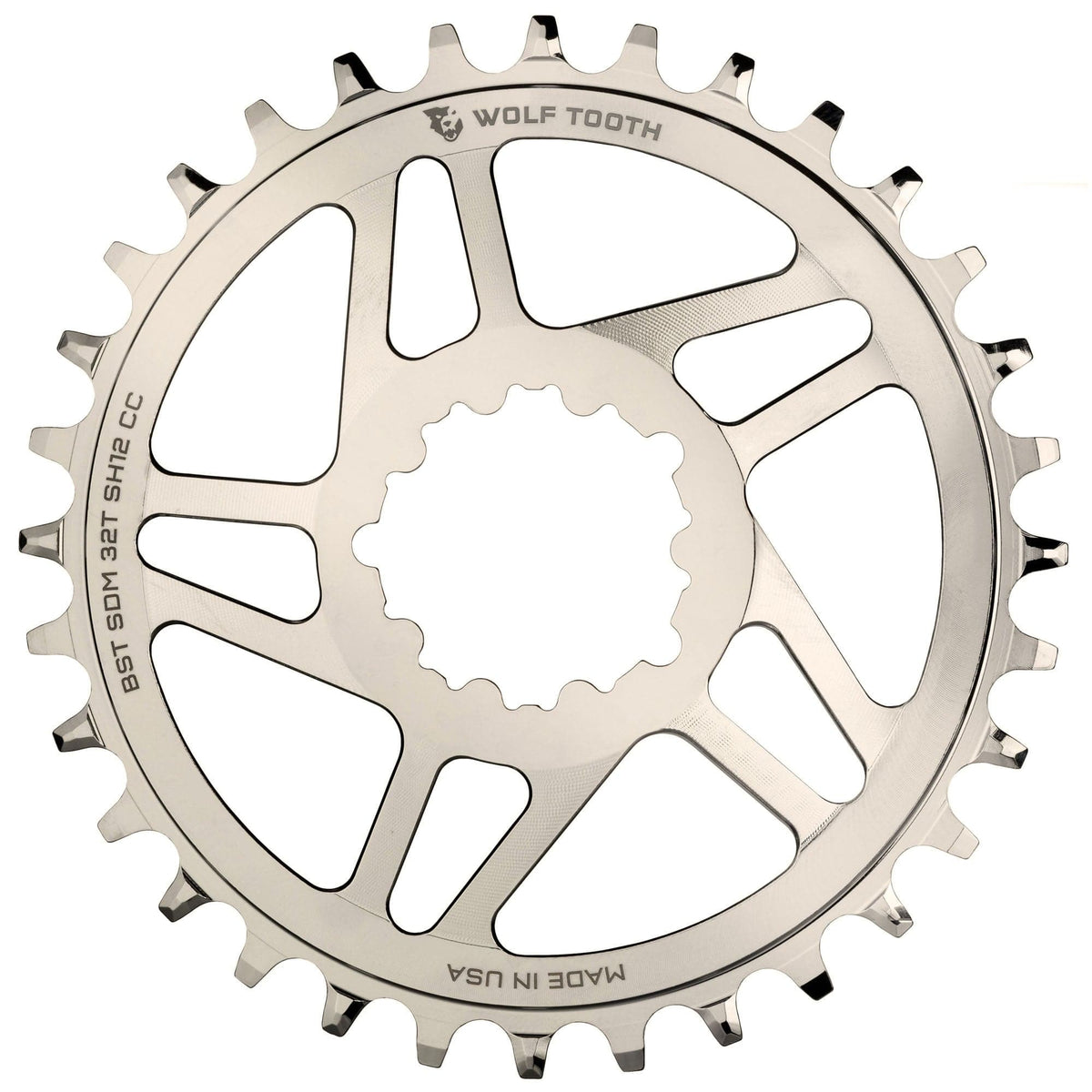 Direct Mount Chainrings for Cane Creek and SRAM Cranks for Shimano 12spd Hyperglide+ Chain