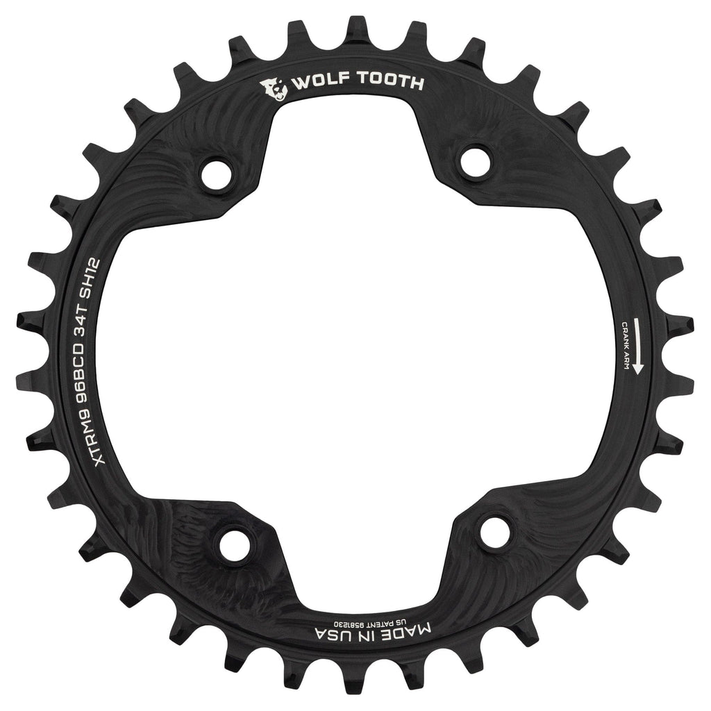 96 mm BCD Chainrings for Shimano XTR M9000 and M9020